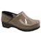 Sanita Women's Closed Back Clog, Patent leather Upper, Polyurethane Outsole, Taupe, Size 5.5-6 M 457406W-175-37 - alternate 1